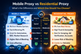 Mobile Proxy vs Residential Proxy: What’s the Difference and Which One Should You Choose?