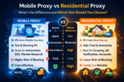 Mobile Proxy vs Residential Proxy: What’s the Difference and Which One Should You Choose?
