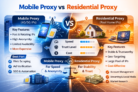 Mobile Proxy vs Residential Proxy